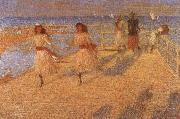 Girls Running Philip Wilson Steer